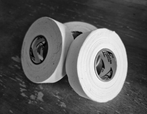 Case of Hockey Tape - White Cloth (36 rolls)